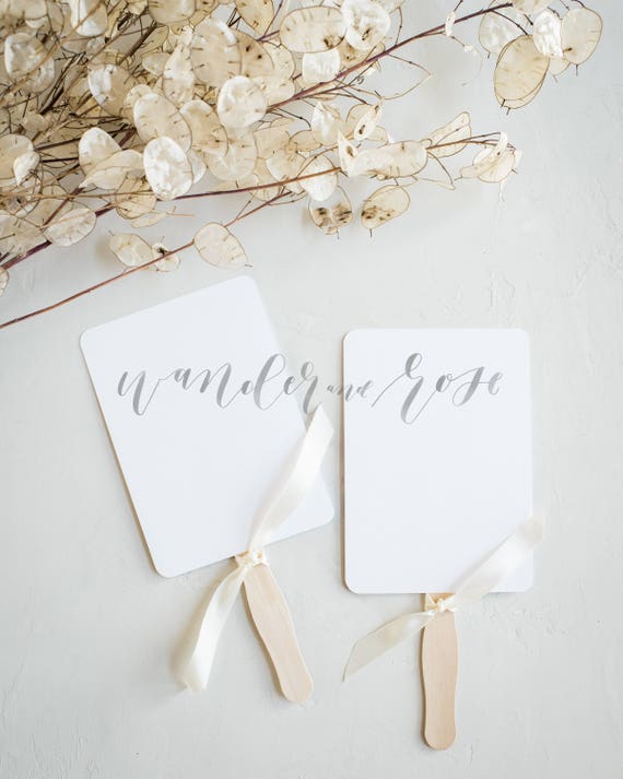 Blank sale wedding fans
