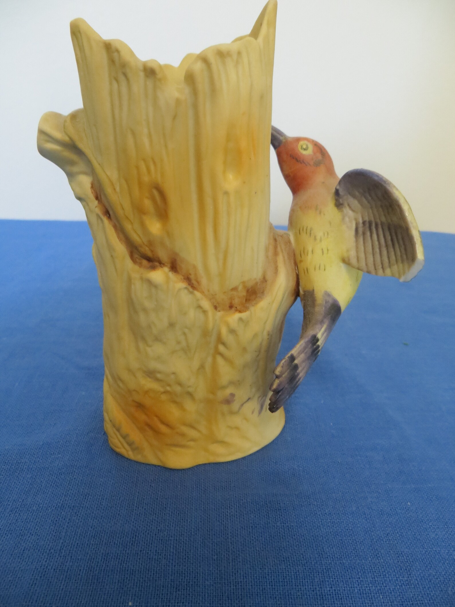 Red Breasted Woodpecker Ceramic vase Vintage Woodpecker Vase | Etsy