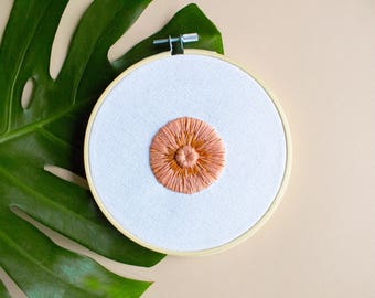 Femme Embroidered Hoop Art — Nipple 1