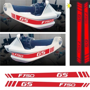 2pcs REFLECTIVE Stickers Compatible with BMW F 750 GS Handguards