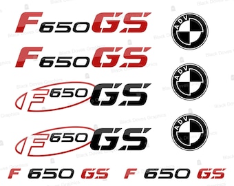 11x kit for F650 GS bicolor BMW Motorrad stickers pegatina AUTOCOLLANT Moto
