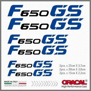 6x F650GS BMW MOTORRAD stickers Adhesives Pegatina Autoglue image 1