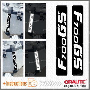 2 stks Refracting strepen compatibele koffers BMW F 700 GS F700