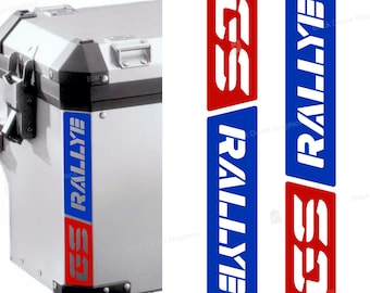 n.2 Reflekterande klistermärken för packväskor kompatibla med BMW GS Rallye F650 F700 F800 R1150 R1200 R1250 Adventure Motorcycles