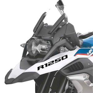 2 Stück R1250 Aufkleber kompatibel mit R1250 GS R 1250 HP Motorrad 2018 2019 Adventure Moto BMW