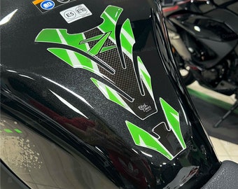 Tankpad Aus Kunstharz 3D - Motorrad Tank Schutz Für Kawasaki Z1000