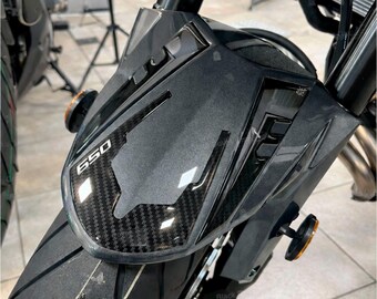 3D Fender Protection Stickers compatible with Kawasaki Versys 650 2026 Metallic Graphite Gray (GY1) | Black Doves Graphics