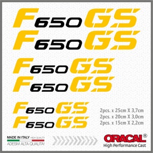 6x F650GS BMW MOTORRAD stickers Adhesives Pegatina Autoglue image 6