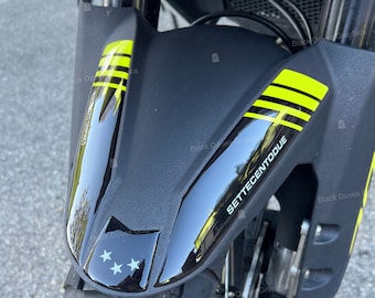 3D Resin Stickers Front Mudguard Protections Compatible with Benelli TRK 702 X 2023