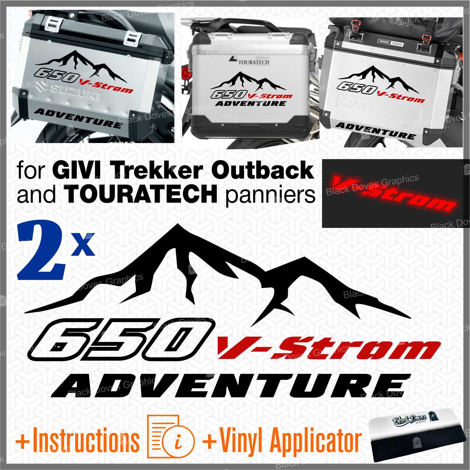 Sticker Kit 2 Pcs Compatible With Original Suzuki V Strom 650 Etsy