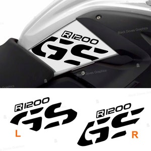 n.2 Stickers Compatible with BMW R 1200 GS 2008-2012 Tank Side (NOT Adventure)