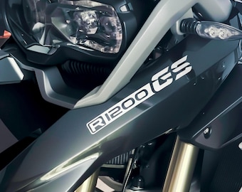 n.2 R1200 Stickers Compatible with BMW R1200 GS (from 1999) – Motorcycle Decals 190x20 mm | Black Doves Graphics