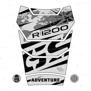 Protection de réservoir compatible avec BMW R1200 GS ADVENTURE 2006-2013