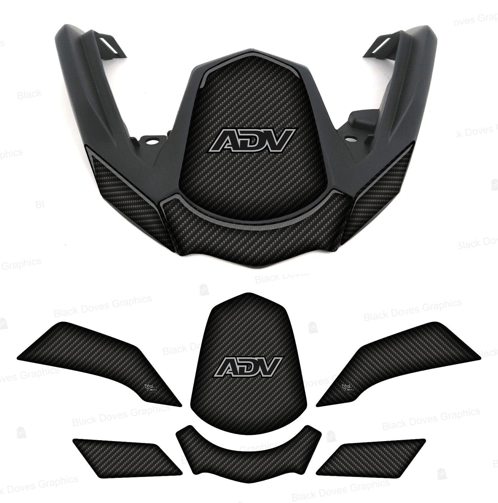 GIDIBII Black ABS Front Wheel Beak Extension Fender For BMW R1200GS / Adventure 2008-2012