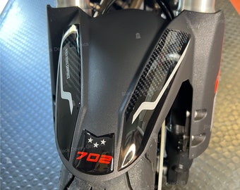 3D Resin Stickers Front Fender Protections Compatible with Benelli TRK 702