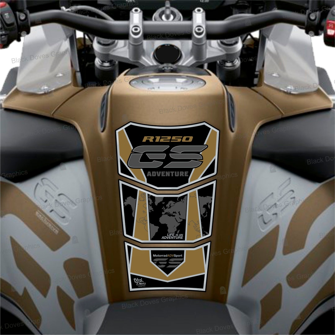 TAPIS DE RÉSERVOIR Adhésif Compatible BMW R1250 GS 2018 - 2019 R De