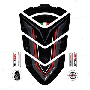 Tank Pad Resin Tank Sticker Compatible with MV Agusta Brutale 1090 RR 2009-2019 Motorcycle