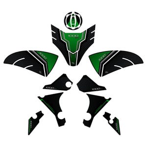 KAWASAKI Ninja 1000 SX 2020-2023に適合する3D保護ステッカーセット