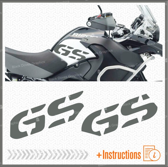 BMW R1200GS LC Adventure White Alive Grey and Red Stickers Kit