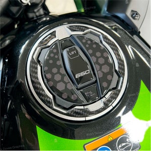 3D Sticker Tank Cap Protection Compatible with Kawasaki Versys 650 2022
