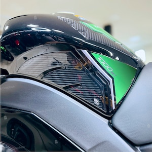 3D-Aufkleber für den Seitenschutz des Tanks, kompatibel mit Kawasaki Ninja 1000 SX 2020-2023