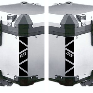 2pcs Reflective Strips Stickers compatible with TOURATECH Aluminum Top Case BMW Motorrad