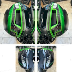 3D-stickers Bescherming Compatibel 56L (2x28L) Zijkoffers KAWASAKI 650 VERSYS 2022
