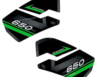 3D Resin Stickers Tank Side Protection Compatible with Kawasaki Versys 650 2017-2020