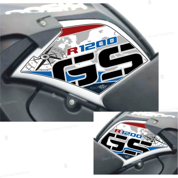 Black Doves Adesivo Resinato Protezione Serbatoio Per BMW R1200 GS (2004-2007) – TANK PAD 3D + 6 Adesivi In Omaggio - 3