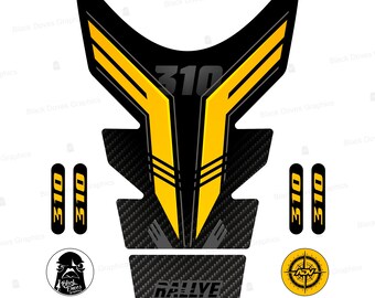 Adhesive Protection Resinated Tank Pad Compatible with G310GS G 310 GS G310