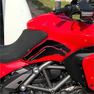 3D Tank Pad Stickers Compatible with Ducati Multistrada 1200 from 2010 to 2014