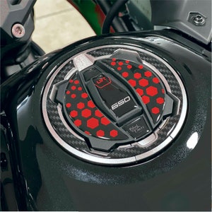 3D Sticker Tank Cap Protection Compatible with Kawasaki Versys 650 2022