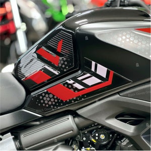3D Stickers Tank Side Protection Compatible with Kawasaki Versys 650 2022