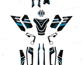 Kawasaki Ninja 300 2013-2017 ZX-3R Theme Graphic Decal Wrap