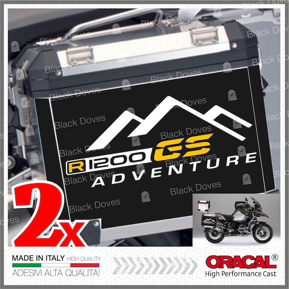 2x R1200 GS Adventure Black BMW Motorrad LC ADESIVI PEGATINA AUTOCOLLANT