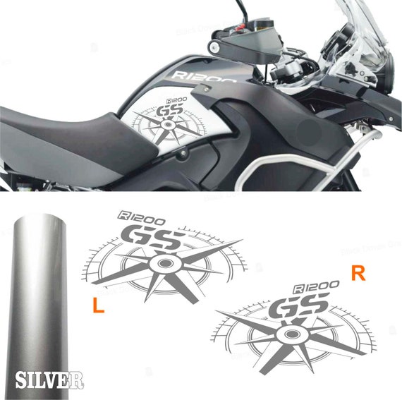 2pcs Stickers Compatible With R 1200 GS ADVENTURE 2006 2013 Side