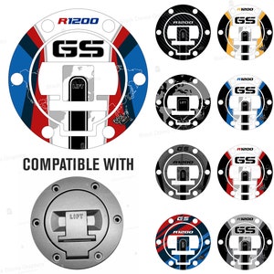 3D Resin Sticker Compatible with Fuel Tank Cap with Holes BMW R 1200 GS LC and Adventure