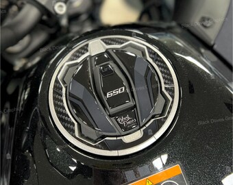3D Tank Pad Protector Sticker Compatible with Kawasaki Versys 650 2026 Metallic Matte Carbon Gray (BK1) | Black Doves Graphics
