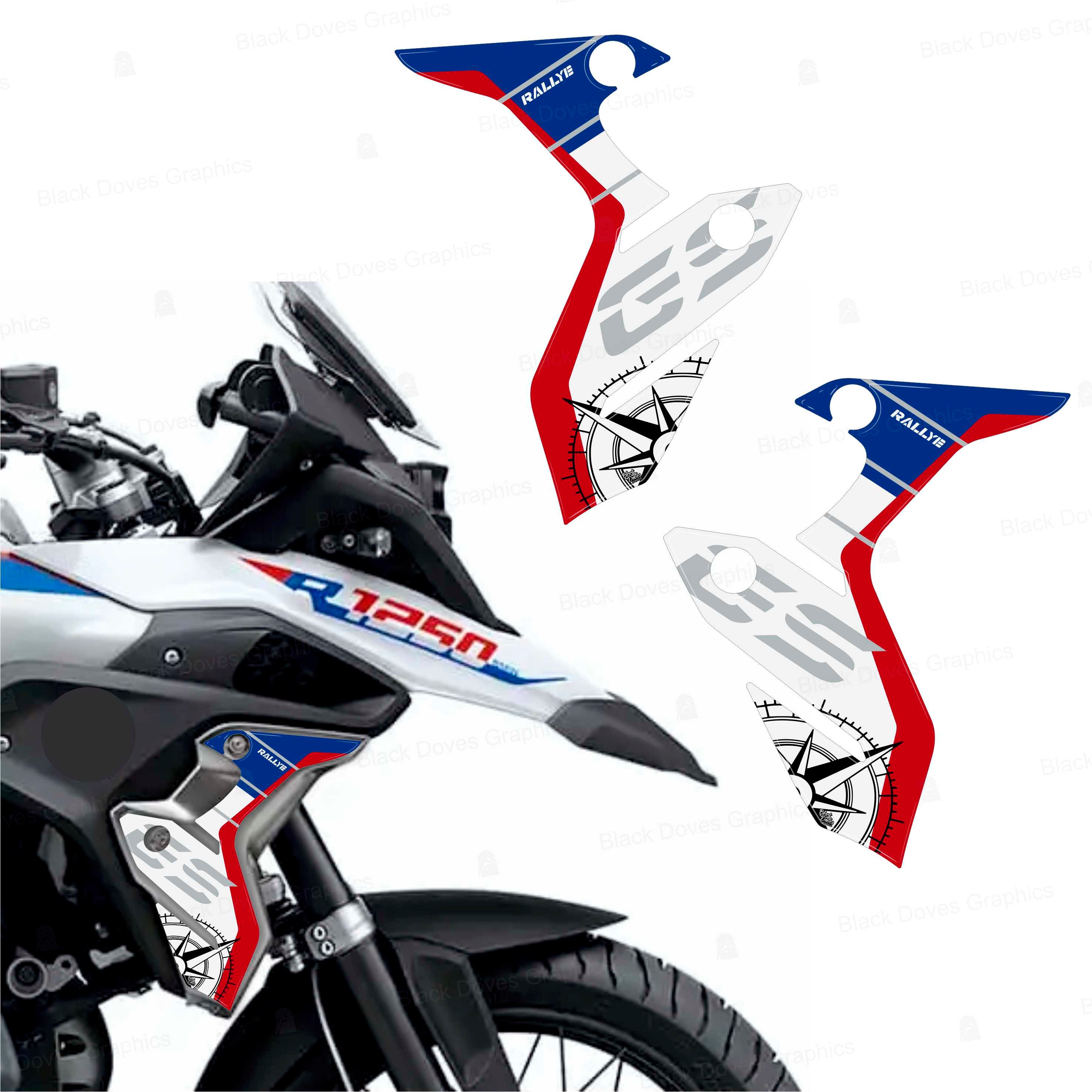 Decals Bmw 1250 Gs 2014 3d Resin Stickers For Aluminum Side Panels
