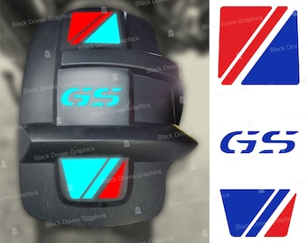 Reflective Stickers for Rear Fender Compatible with BMW R 1200 GS Adventure (2004–2012) | Black Doves Graphics