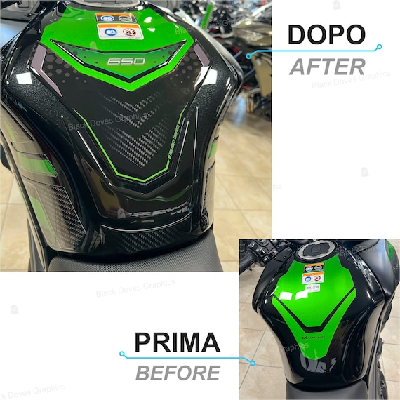 Autocollant Réservoir D'Essence Moto Pour Kawasaki Z650 Autocollant De