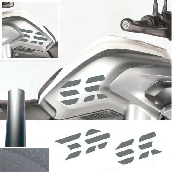 2 Stück Tankaufkleber Für BMW R 1200 GS (2013-2016 LC) – Graue Seitendekoration, Ersatz- Oder Upgrade-Option