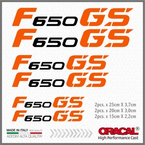 6x F650GS BMW MOTORRAD stickers Adhesives Pegatina Autoglue image 4