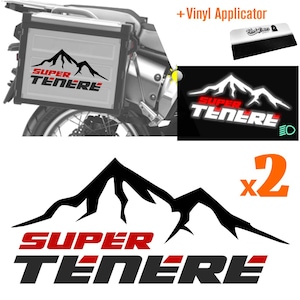2x Two-colored Stickers compatible with Yamaha XT 1200 Z Super Tenere