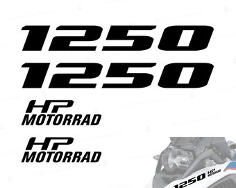 4pz pegatinas blancas compatibles con Moto BMW R 1250 GS HP Adventure
