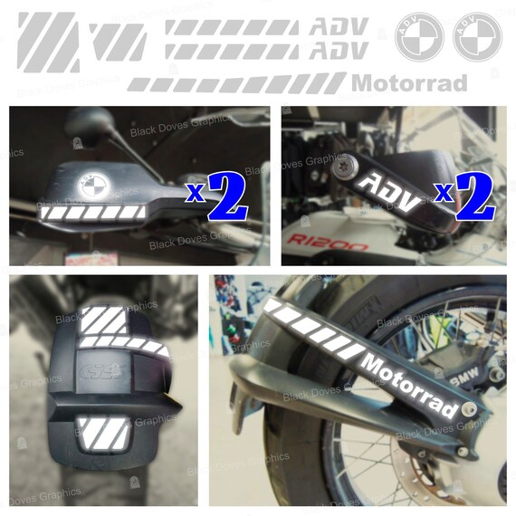 Reflektierende Aufkleber Für BMW R 1200 GS Adventure (2004–2012) – 3 Stück, Rot, Selbstklebend Für Kotflügel