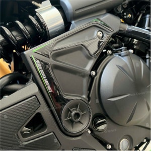 Autocollants 3D en Résine Pare Carters Compatible avec Kawasaki Versys 650 2022