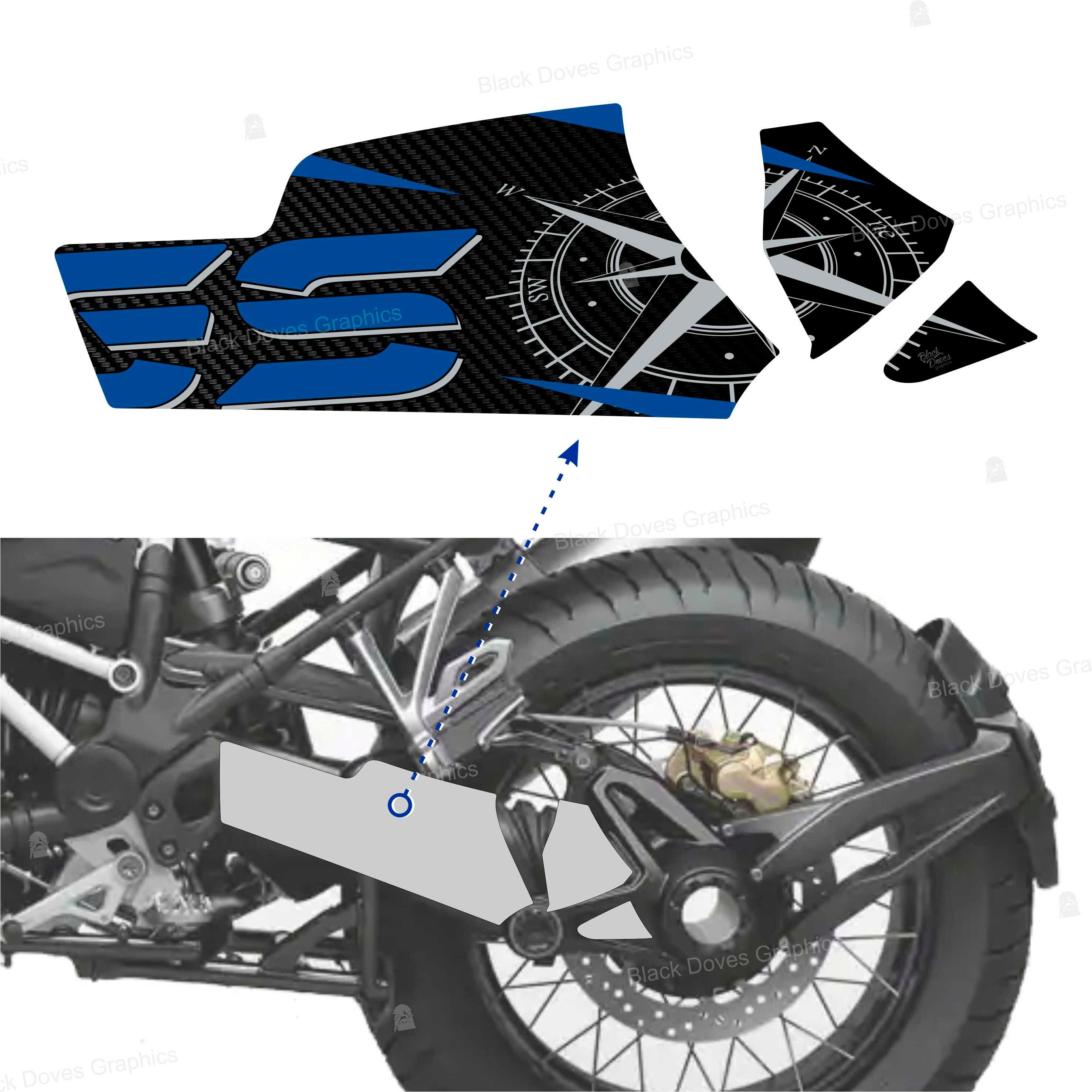 Shaft and Swingarm Protection Stickers Compatible With BMW R 1250 Gs / Gsa  (2019–2023) and R 1200 Gs / GSA LC (2013–2018) | Black Doves - Etsy