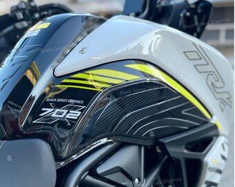 3D Resin Stickers for Tank Side Protection Compatible with Benelli TRK 702 X 2023