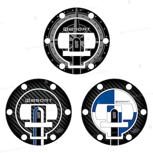 3D-Harz-Aufkleber, kompatibel mit Tankdeckel mit Löchern, BMW R 1250 RT 2021 2022